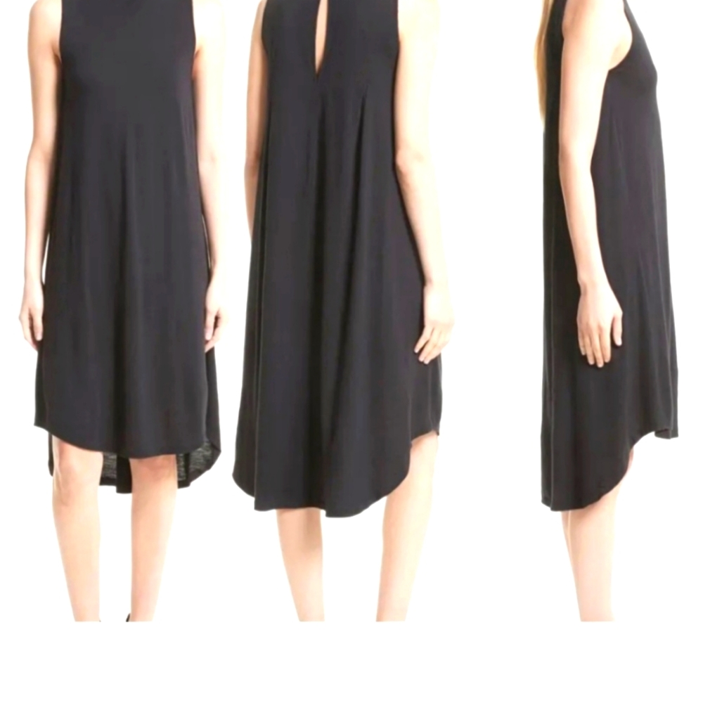 Rag and Bone Silk  Mock Neck Dress sixe XS in Like new condition Black